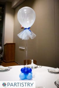 Balloon centerpiece by Partistry Balloons