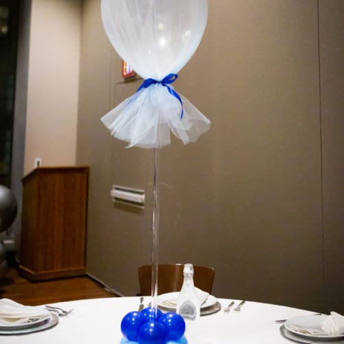Balloon centerpiece by Partistry Balloons