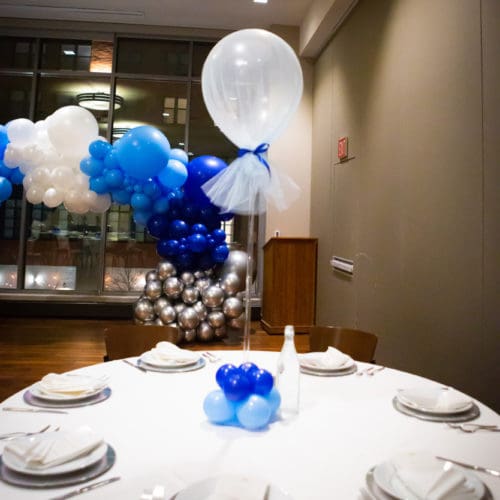 Balloon centerpiece by Partistry Balloons