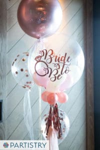 Custom balloon feature installation by Partistry Balloons