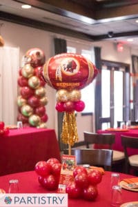 Balloon centerpiece by Partistry Balloons