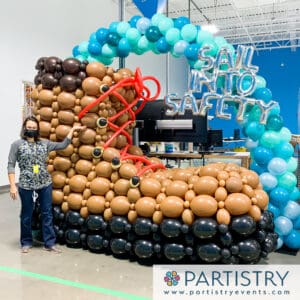 Balloon sculpture by Partistry Balloons