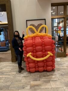 Balloon sculpture by Partistry Balloons