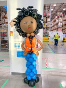Balloon sculpture by Partistry Balloons