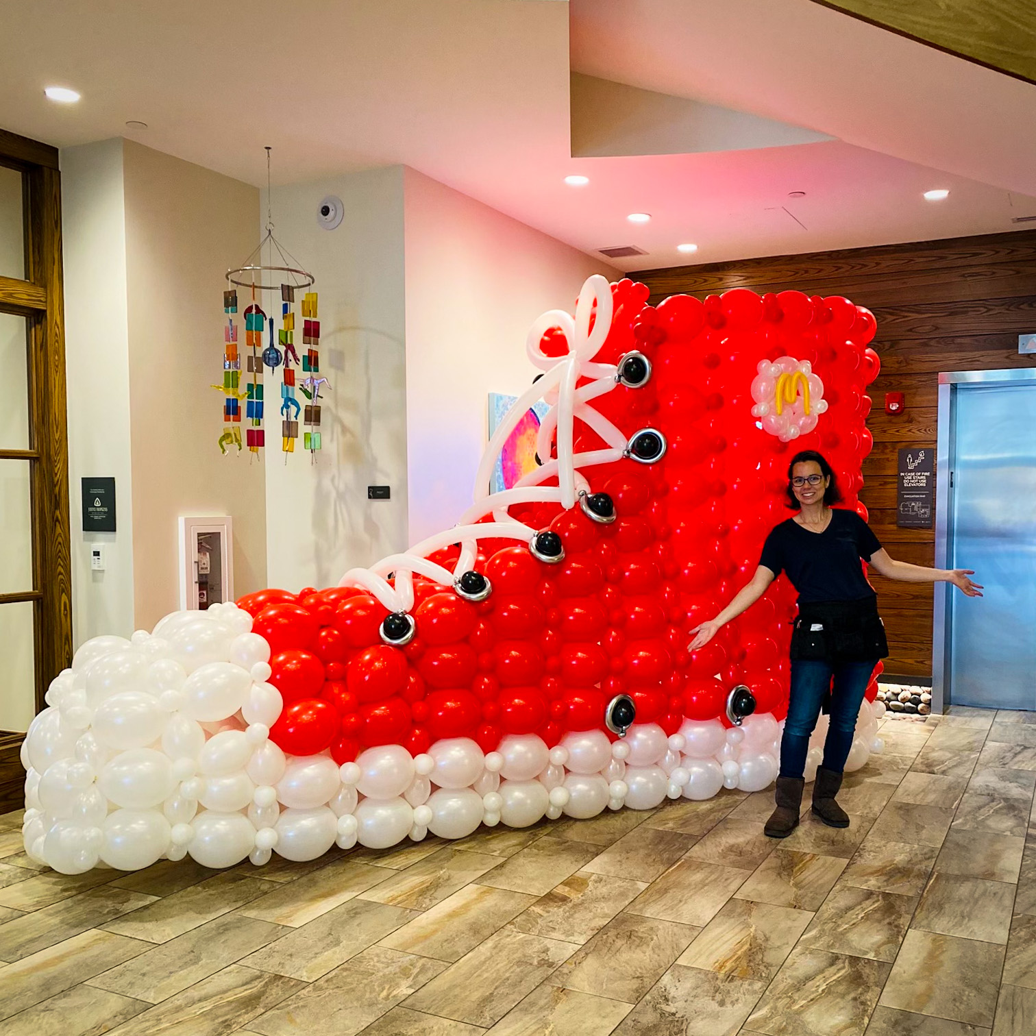 Balloon Giant Sneaker Sculpture
