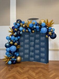 Custom balloon garland by Partistry Balloons