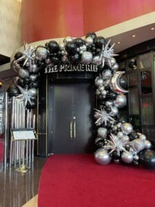 Custom balloon garland by Partistry Balloons