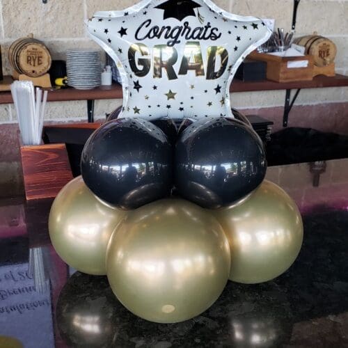 Balloon centerpiece by Partistry Balloons