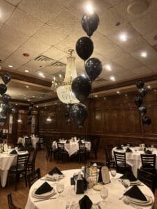 Balloon centerpiece by Partistry Balloons