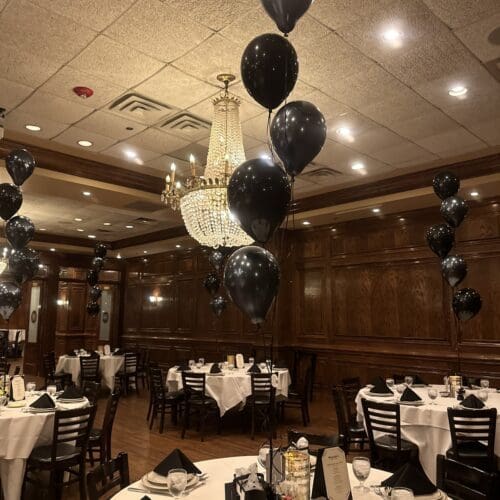 Balloon centerpiece by Partistry Balloons