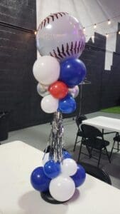 Balloon centerpiece by Partistry Balloons