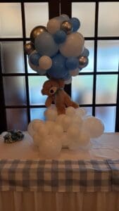 Balloon centerpiece by Partistry Balloons