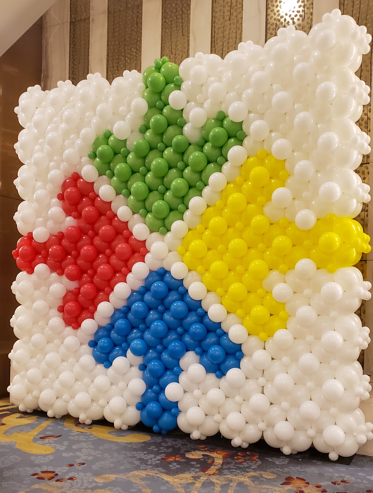 Custom balloon wall by Partistry Balloons