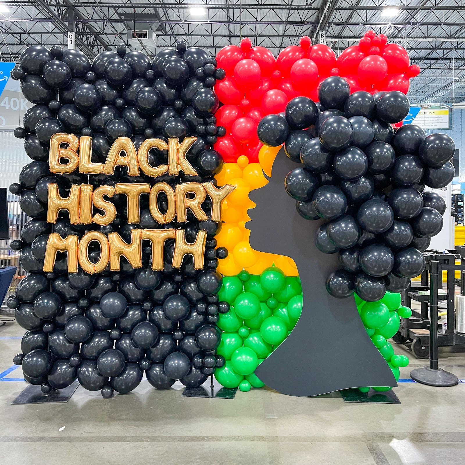 Custom balloon wall by Partistry Balloons