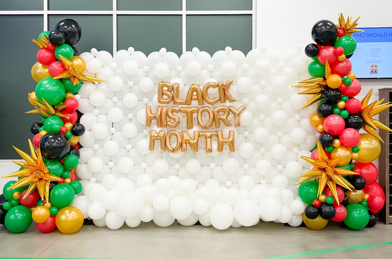 Custom balloon wall by Partistry Balloons