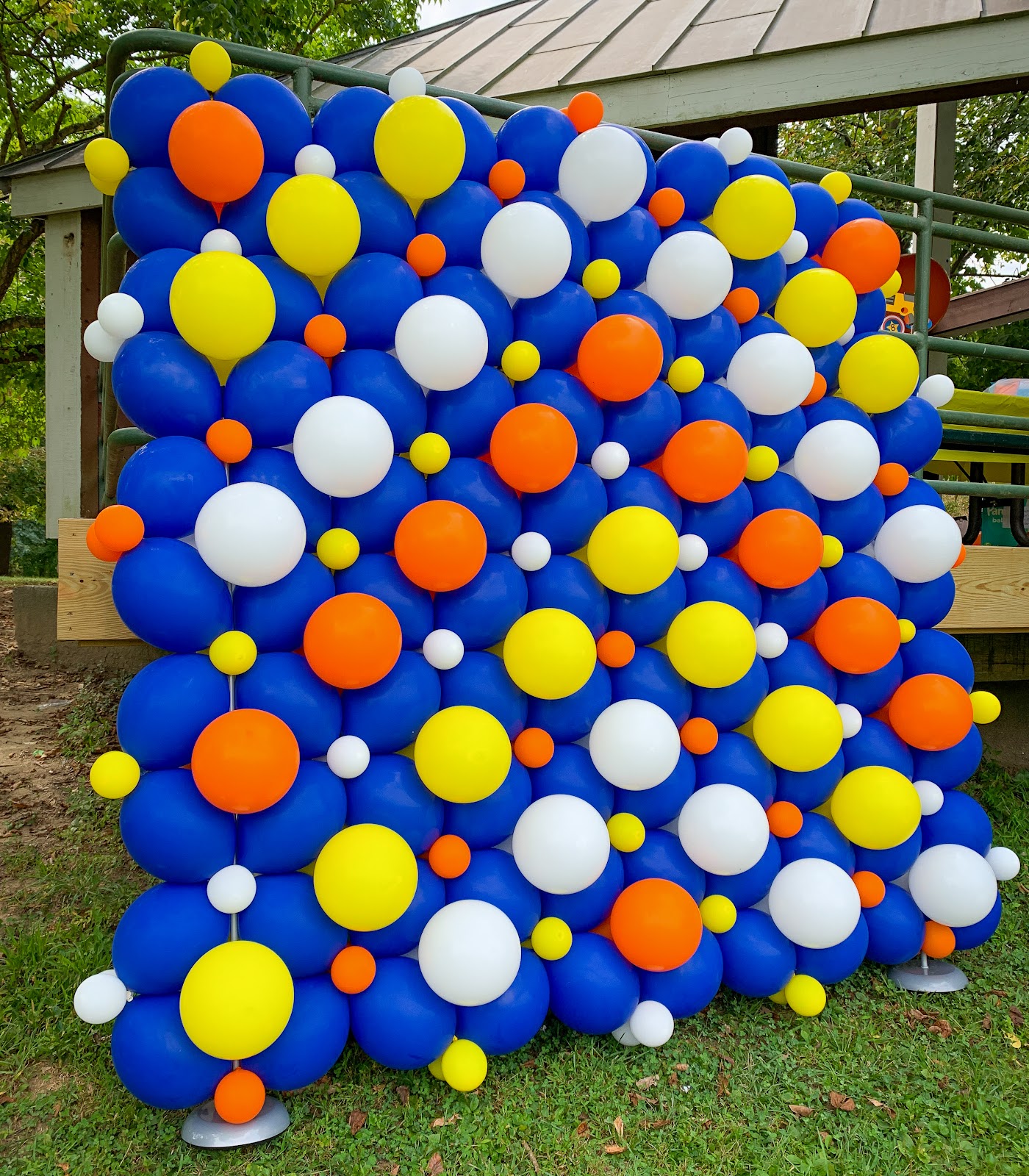Custom balloon wall by Partistry Balloons
